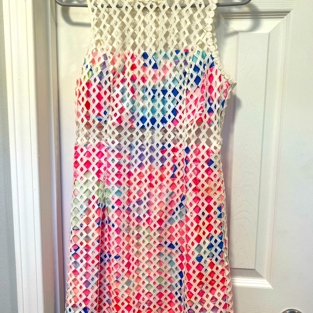 Lilly Pulitzer overlay dress Dee shift
